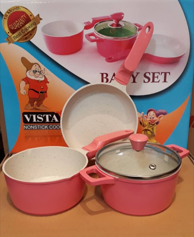 تصویر سرویس قابلمه 4 پارچه کودک ویستا Vista 4 pcs