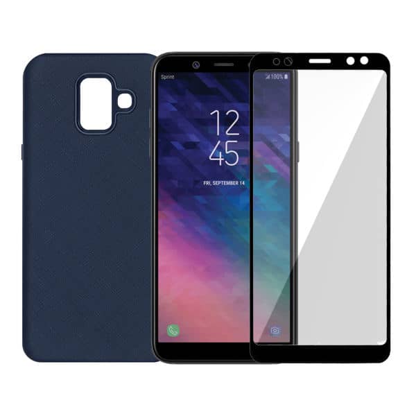 تصویر کاور سومگ مدل SC-i001 مناسب برای گوشی موبایل سامسونگ گلکسی A6 به همراه محافظ صفحه نمایش