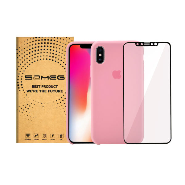 تصویر کاور سومگ مدل SIC مناسب برای گوشی موبایل اپل iPhone Xs Max به همراه محافظ صفحه نمایش
