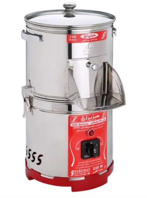 تصویر سبزی خردکن دو کیلویی سبزیران مدل 330 دو لوکس Sabziran