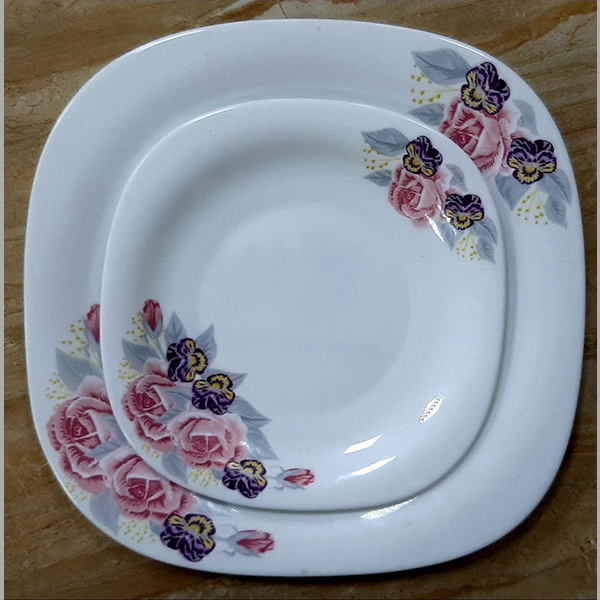 تصویر سرویس ارکوپال 28 پارچه چهارگوش مدل پارس اپال کد 416 pars opal