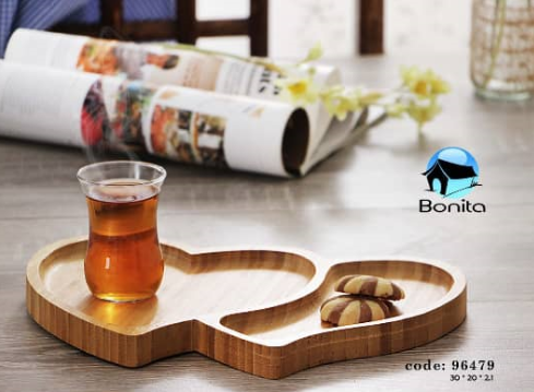 تصویر سینی 2 قلبی  Bambum بونیتا bonita 96479