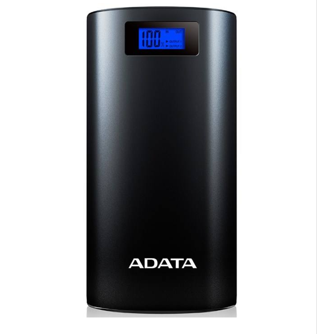 تصویر شارژر همراه ای دیتا مدل P20000D ظرفیت 20000 میلی آمپر ساعت ADATA