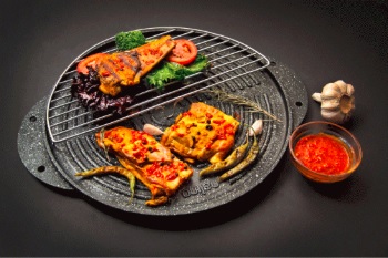 تصویر تابه استیک نالینو دوطرفه مدل دانیلی Nalino Daniele سایز 34