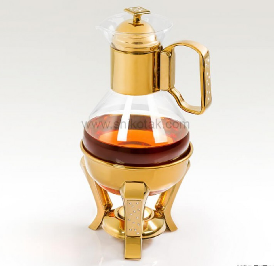 تصویر قهوه جوش دایموندطلایی تک استیل مدل Tak Steel 871 G