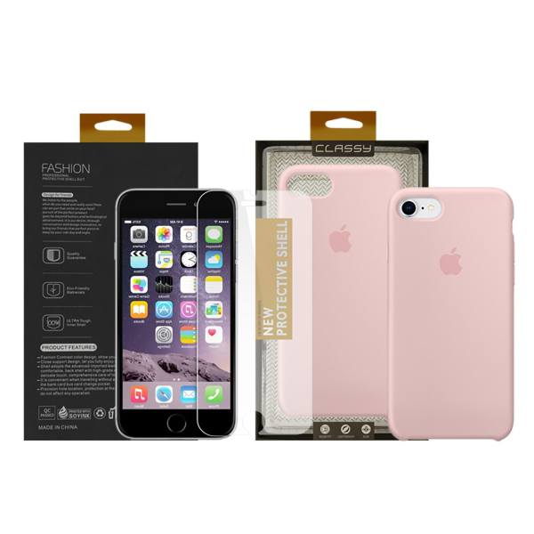 تصویر کاور سومگ مدل سیلیکونی مناسب برای گوشی موبایل اپل آیفون 7 /8 به همراه محافظ صفحه نمایش