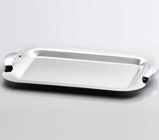 تصویر سینی مستطیل کوچک هلالی تک استیل مدل Tak Steel 021