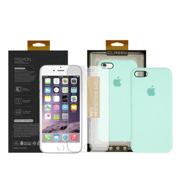 تصویر کاور سیلیکونی سومگ مناسب برای گوشی موبایل اپل آیفون5-5s -SE به همراه محافظ صفحه نمایش