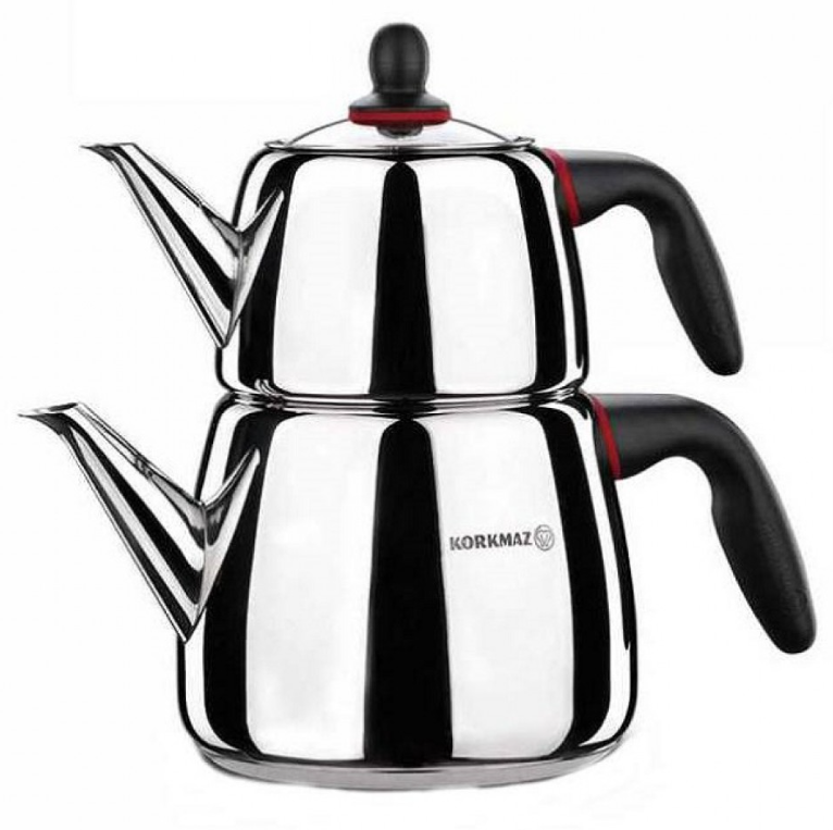 تصویر کتری و قوری کرکماز مدل Gusto مدل 060 - Korkmaz Gosto 060 