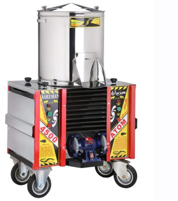 تصویر سبزی خردکن ده کیلویی سبزیران مدل 4500 اتم Sabziran