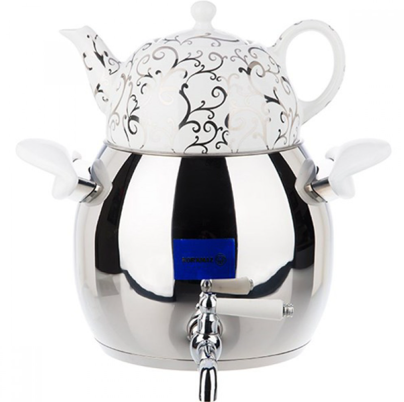 تصویر کتري و قوري شيردار کرکماز مدل رابی تیتانیوم Korkmaz Rabi Titanium A011  