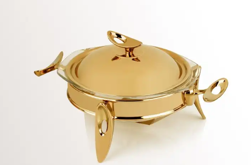 تصویر سوپ خوری کوچک سری لوپ طلایی تک استیل مدل Tak Steel 916 G