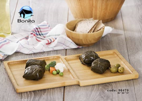 تصویر اردورخوری مستطیل 2 تایی  Bambum بونیتا  Bonita 96478