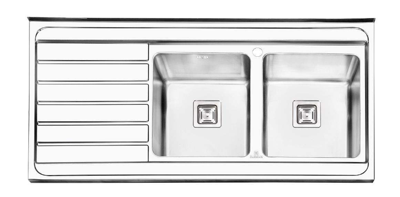 تصویر سینک پرنیان استیل روکار مدل PS1114 parnian