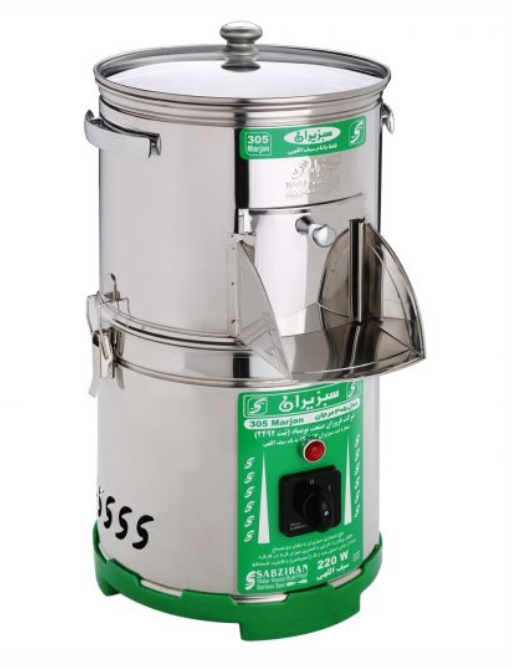 تصویر سبزی خردکن دو کیلویی سبزیران مدل 3۰۵ مرجان Sabziran