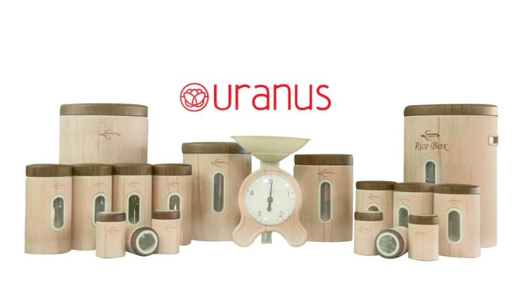 تصویر سرویس جهیزیه 18 پارچه اورانوس طرح بهار نارنج با در بلوط