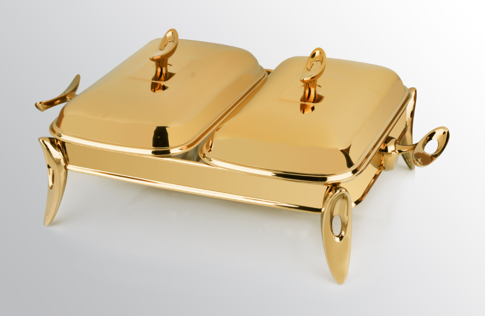 تصویر سوفله خوری دوخانه سری لوپ طلایی تک استیل مدل Tak Steel 914 G