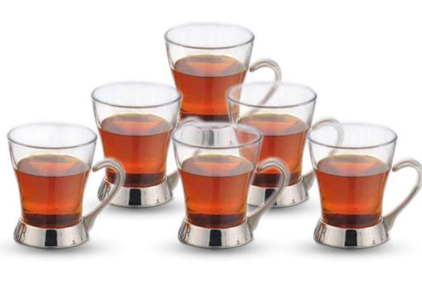 تصویر سرویس چای خوری تک استیل مدل Tak steel 181 GM