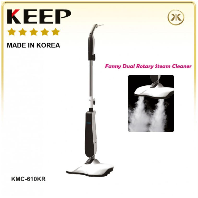 تصویر کف شوی چرخشی با بخار کیپKEEP مدل KMC-610KR سرامیک شوی