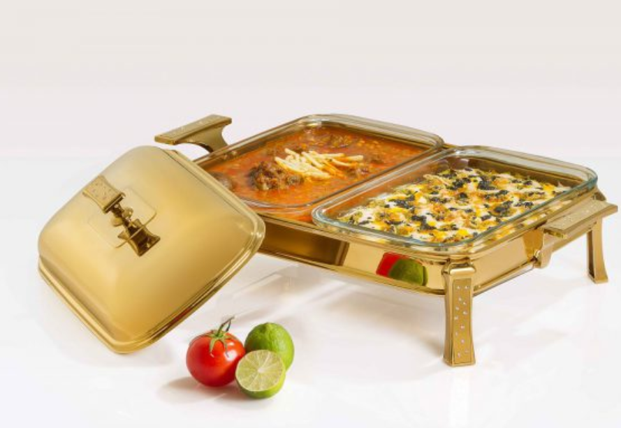 تصویر سوفله مستطيل دوخانه تك استيل مدل Tak steel 814 G