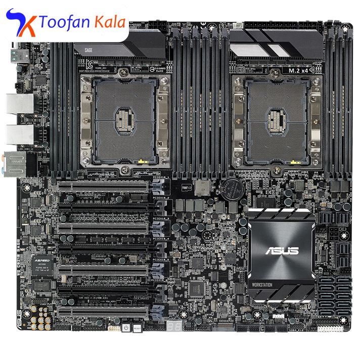 تصویر مادربرد ایسوس مدل WS C621E SAGE  Asus WS C621E SAGE Motherboard