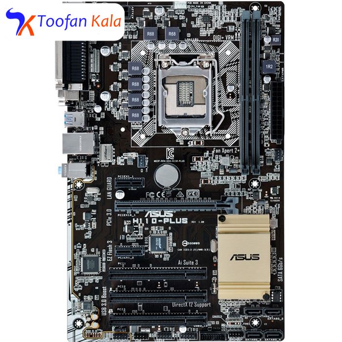 تصویر مادربرد ایسوس مدل H110-PLUS