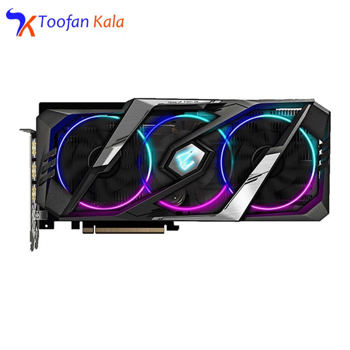 تصویر کارت گرافیک گیگابایت مدل Aorus GeForce RTX 2070 SUPER 8G