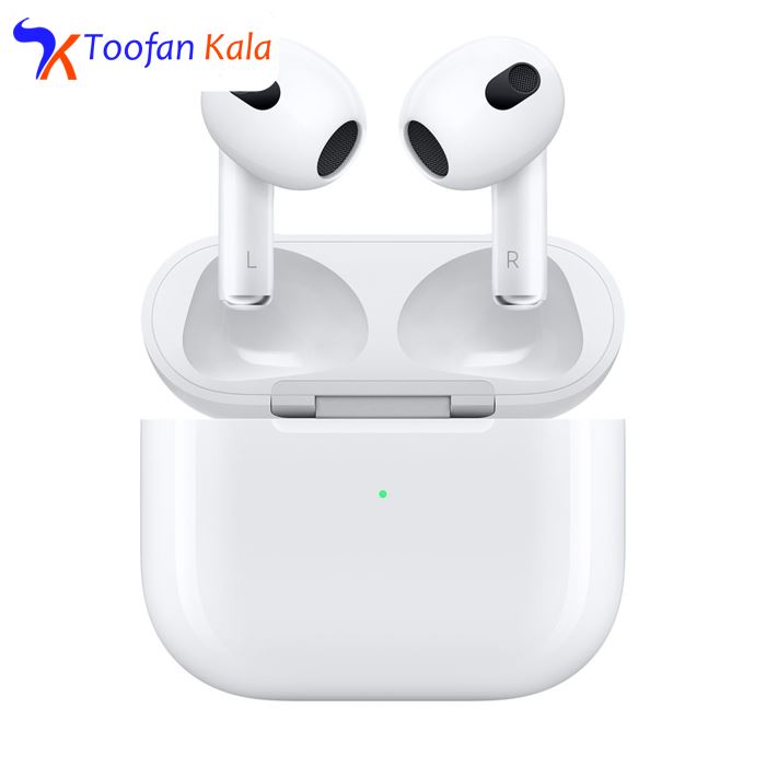 تصویر هدفون بی سیم اپل مدل Airpods 3 2021