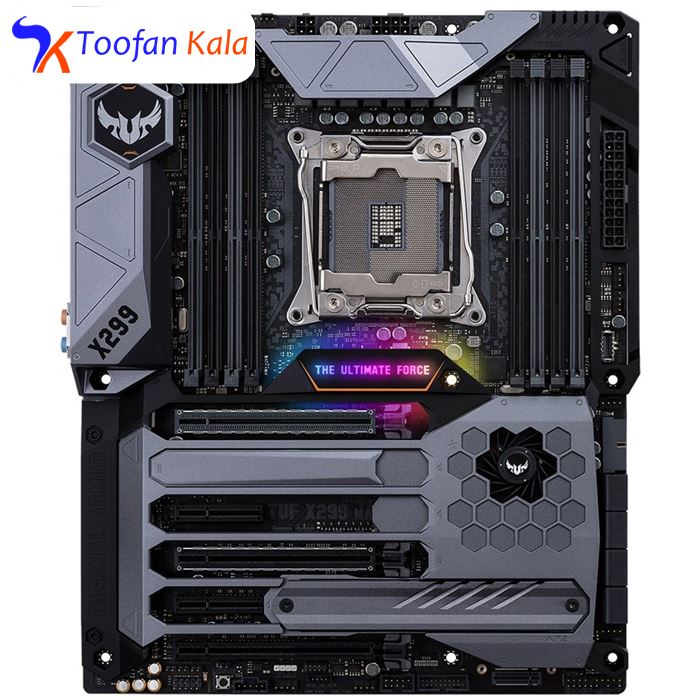 تصویر مادربرد ایسوس مدل TUF X299 MARK 1  ASUS TUF X299 MARK 1 Motherboard