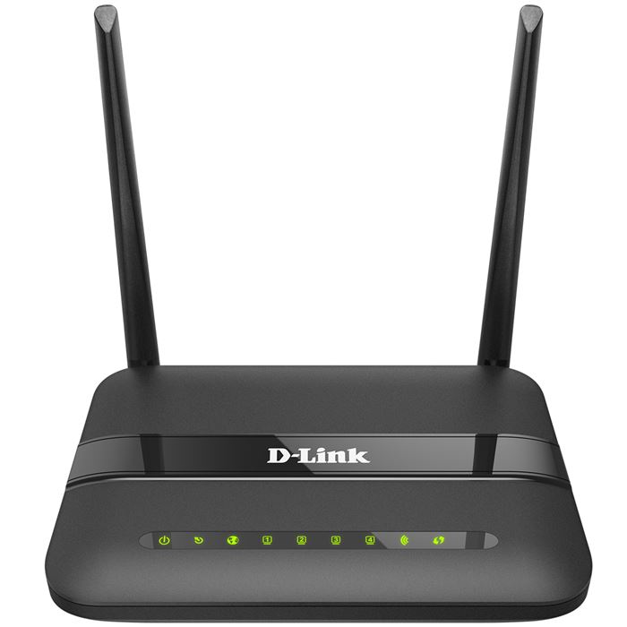 تصویر مودم  روتر N300 بی‌ سیم ADSL2+ دی-لینک مدل DSL-124