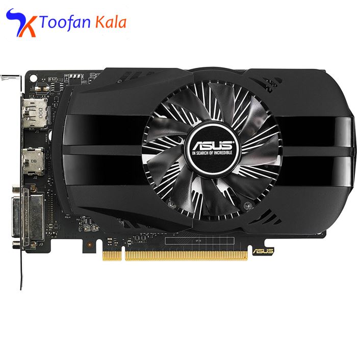 تصویر کارت گرافیک ایسوس مدل PH-GTX1050TI-4G