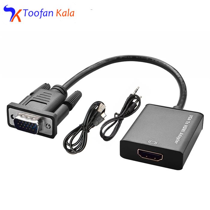 تصویر مبدل VGA به HDMI اونتن مدل OTN-5138