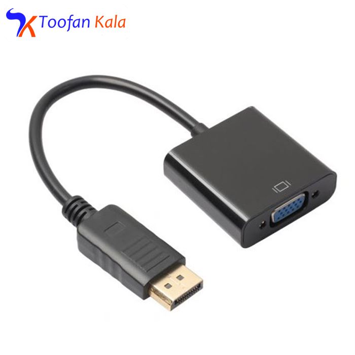 تصویر مبدل Display Port به VGA مدل  D