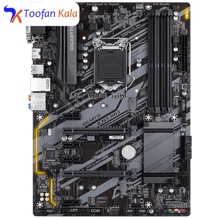 تصویر مادربرد گیگابایت مدل B365 HD3