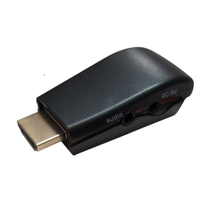 تصویر مبدل HDMI به VGA مکا مدل MC20 بهمراه کابل صدا