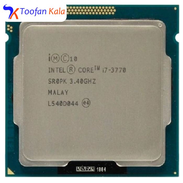 تصویر پردازنده اینتل سری Ivy Bridge مدل Core i7-3770 Tray