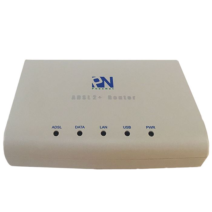 تصویر مودم روتر  ADSL 2 Plus با سیم و USB فی نت مدل BIG-331TRA