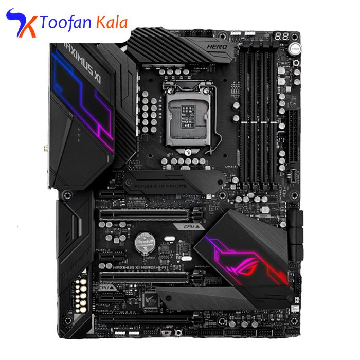 تصویر مادربرد ایسوس مدل ROG MAXIMUS XI HERO