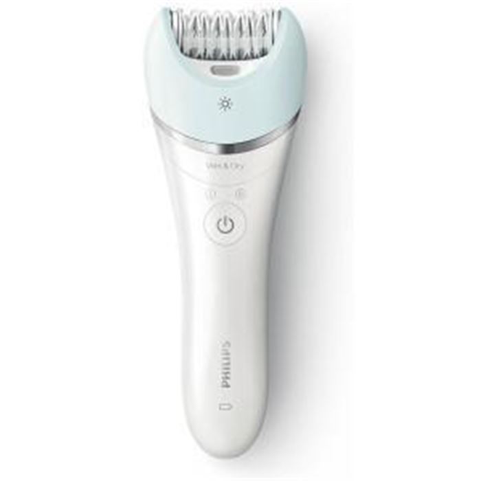 تصویر اپیلاتور فیلیپس سفید آبی مدل BRE610/12