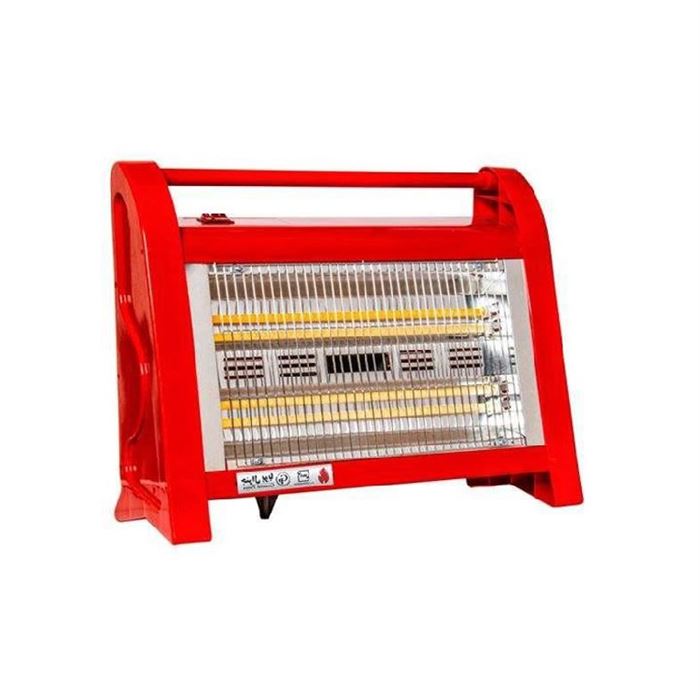 تصویر بخاری برقی فن دار جنرال پویا قرمز. مدل GP-F2000 