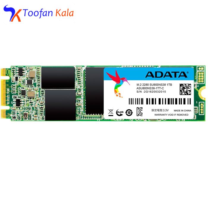 تصویر حافظه SSD ای دیتا مدل SU800 ظرفیت 1 ترابایت
