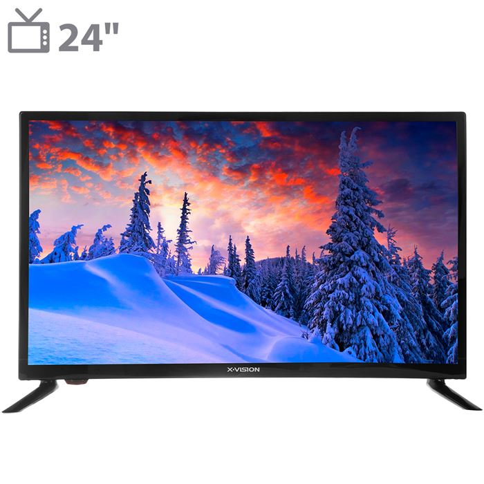 تصویر تلویزیون ال ای دی ایکس ویژن مدل 24XS 460 سایز 24 اینچ