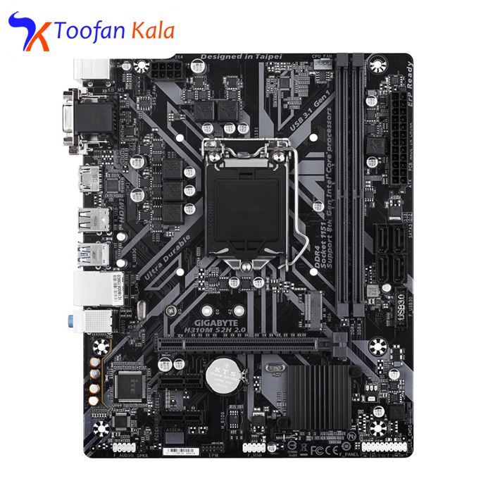 تصویر مادربرد گیگابایت مدل 2.0 H310M S2H Gigabyte  H310M 2.0 S2H 