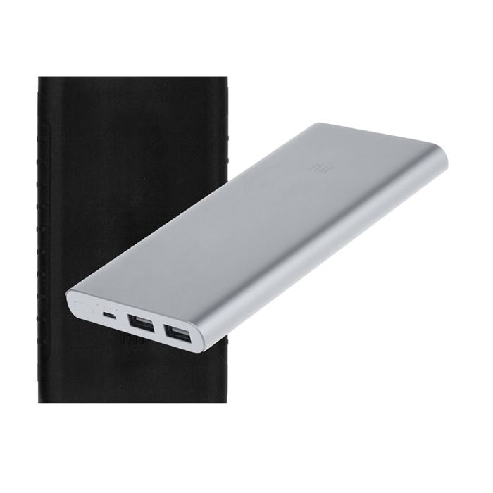 تصویر شارژر همراه شیائومی مدل  Mi Power Bank ver2 با ظرفیت 10000 میلی آمپر ساعت به همراه کاور سیلیکونی