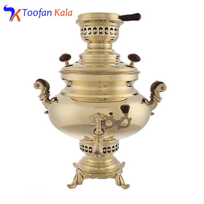 تصویر سماور ذغالی 5 لیتری زرینه alinasaab