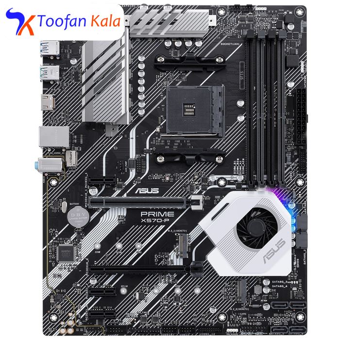 تصویر مادربرد ایسوس مدل PRIME X570-P