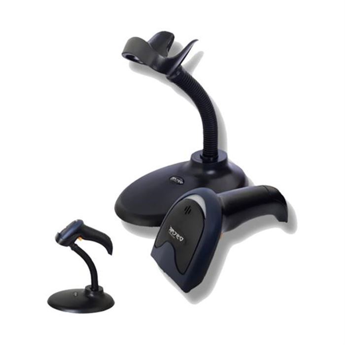 تصویر بارکدخوان دو بعدی اسکار به همراه پایه مدل20DBW 