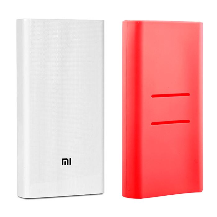 تصویر شارژر همراه شیائومی مدل 2C ظرفیت 20000 میلی‌ آمپر ساعت به همراه کاور