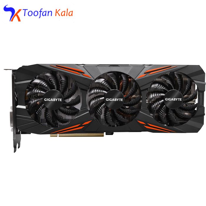 تصویر کارت گرافیک گیگابایت مدل GV-N1070G1 GAMING-8GD