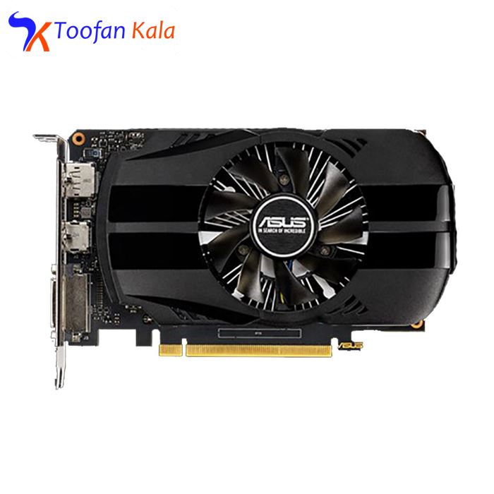 تصویر کارت گرافیک ایسوس مدل pH GTX 1650 O4G 